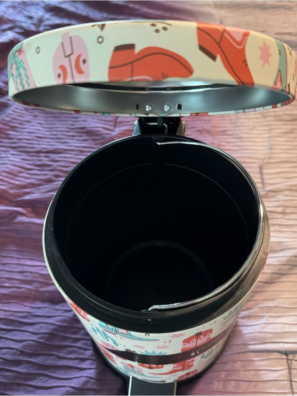 Western Step Trash Bin 5 L 1.32 Gallon - Picture 3 of 3